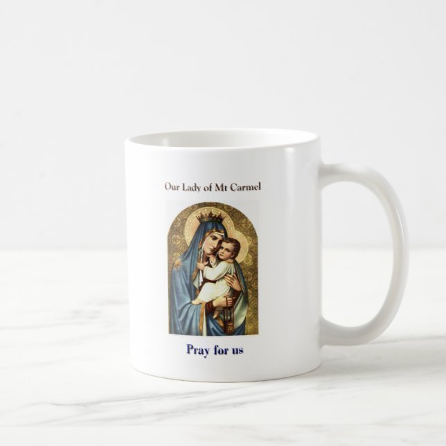 NUESTRA TAZA DE CARMEL DE SEÑORA OF MT (Derecha)