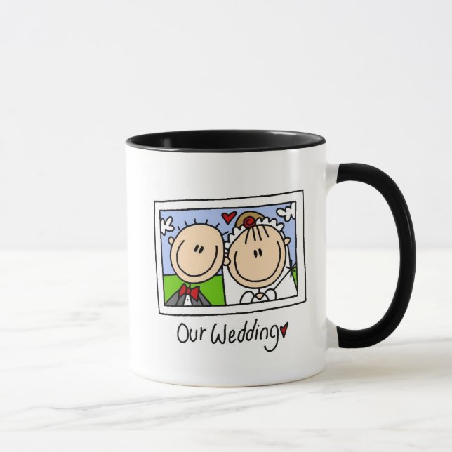 Nuestra taza del personalizable de la boda (Derecha)