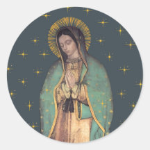 Nuestras Señoras de Guadalupe Hojas de Pegatinas R