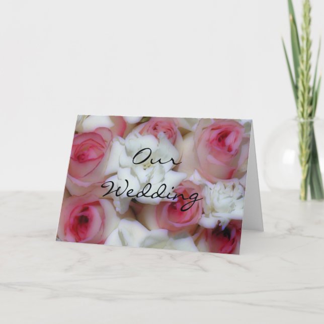 Nuestras tarjetas de notas de Boda (Anverso)