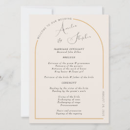 Nuestro Arco Moderno con Real Programa de Bodas de