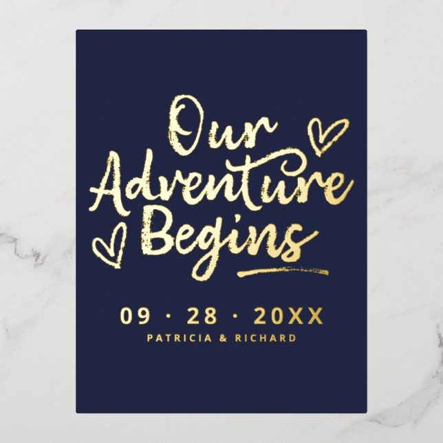 Nuestro Aventura Comienza Tarjeta de Guardar la Fe (Anverso)