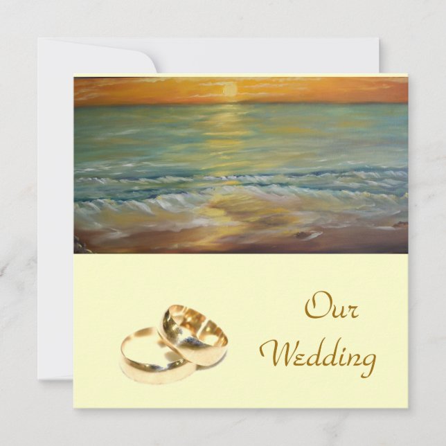 nuestro boda - invitación a la boda (Anverso)