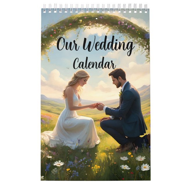Nuestro calendario Boda personalizable, (Tapa)