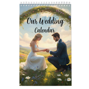 Nuestro calendario Boda personalizable,