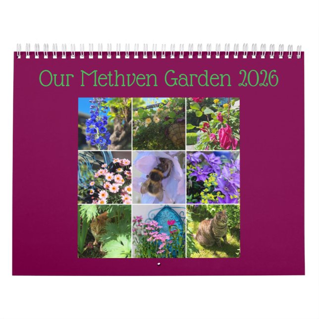 Nuestro Calendario de Jardín Methven 2026 (Tapa)