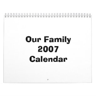 Nuestro calendario de la familia 2007
