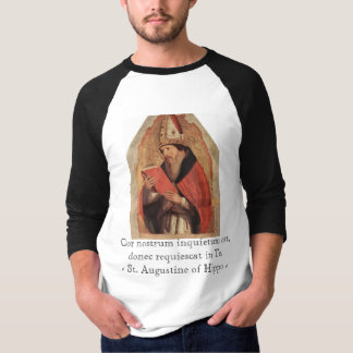 Nuestro corazón es camisa agitada de St Augustine,