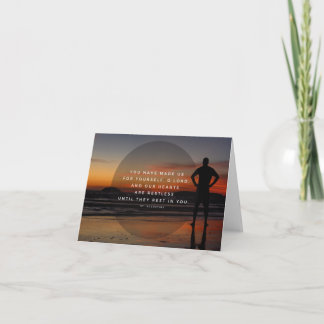 Nuestro Corazón Es Inquieto - Cita De San Agustín