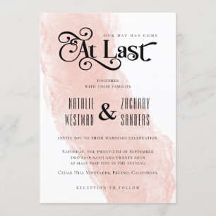 Nuestro Día Ha Llegado En La Invitación De La Últi