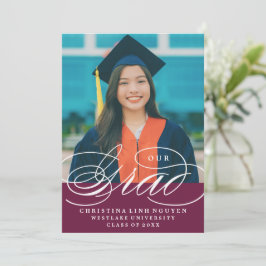 NUESTRO ELEGANTE GRADO SCRIPT | INVITACIÓN DE GRAD