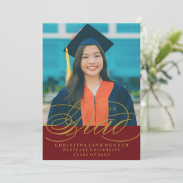 NUESTRO ELEGANTE GRADO SCRIPT | INVITACIÓN DE GRAD