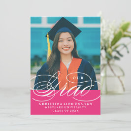 NUESTRO ELEGANTE GRADO SCRIPT | INVITACIÓN DE GRAD