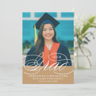 NUESTRO ELEGANTE GRADO SCRIPT INVITACIÓN DE GRAD