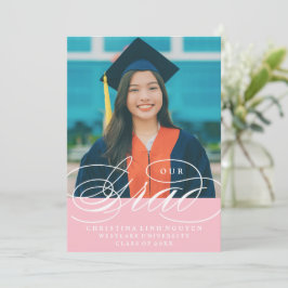 NUESTRO ELEGANTE GRADO SCRIPT | INVITACIÓN DE GRAD
