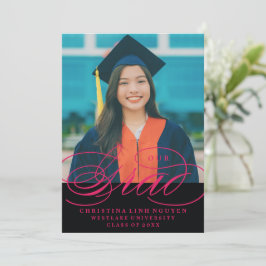 NUESTRO GRAD DE LETRA ELEGANTE | INVITACIÓN DE GRA