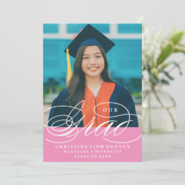 NUESTRO GRAD DE LETRA ELEGANTE | INVITACIÓN DE GRA