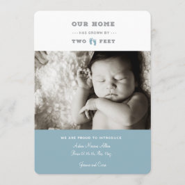 Nuestro hogar ha crecido con el anuncio de nacimie