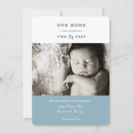 Nuestro hogar ha crecido con el anuncio de nacimie