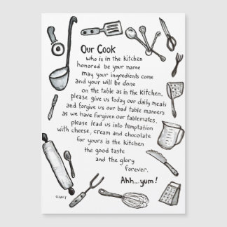 Nuestro imán de cocina para cocinar