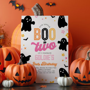 Nuestro libro es dos invitaciones de Halloween