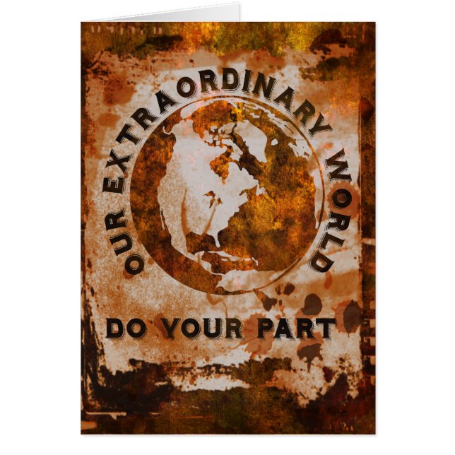 Nuestro mundo extraordinario - Haga su parte (Frente)