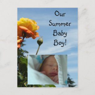 Nuestro Niño de Verano Tarjetas Postales de Fotogr