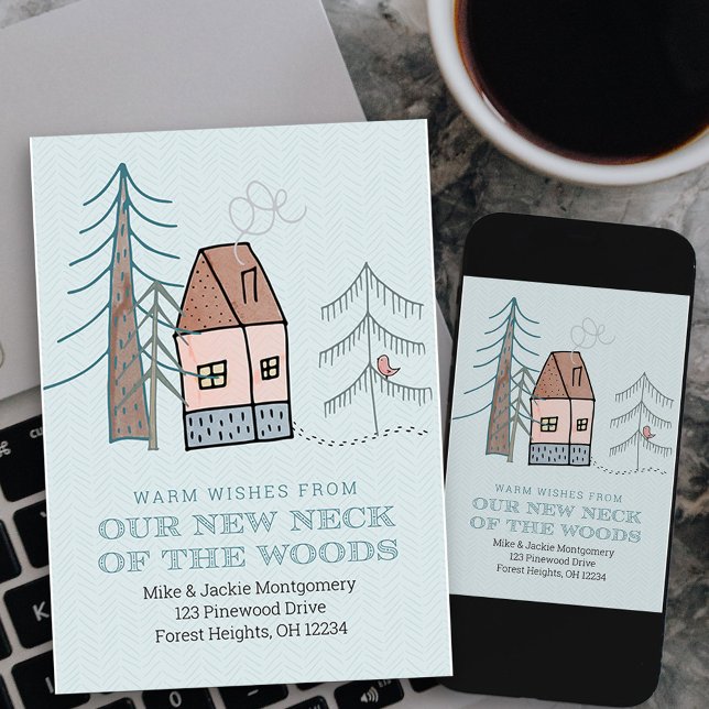 Nuestro Nuevo Cuello de la Invitación Andina (new neck of the woods moving announcement card available printed or as printable digital download)