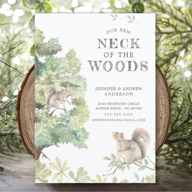 Nuestro nuevo cuello del bosque | Invitación móvil (Subido por el creador)