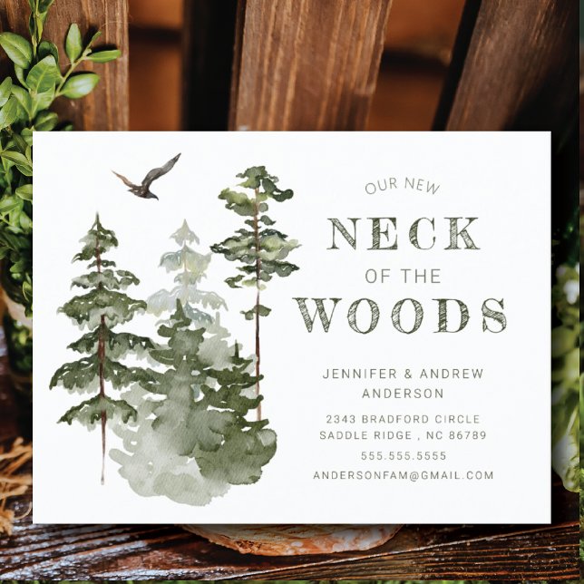 Nuestro nuevo cuello del bosque | Invitación móvil (Subido por el creador)