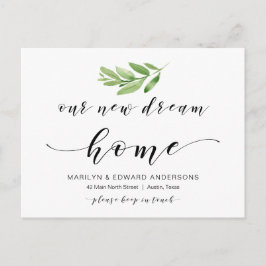 Nuestro nuevo hogar soñado, vegetación, Invitación