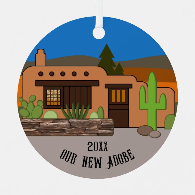 Nuestro Nuevo Ornamento Personalizado de Adobe Yea (Anverso)