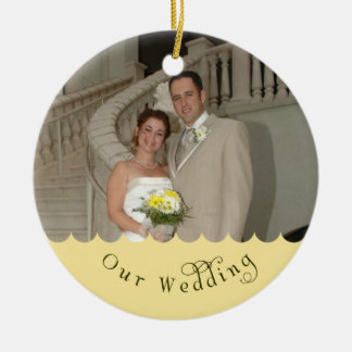 Nuestro ornamento de la boda