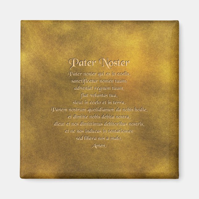 Nuestro padre en el imán latino (Frente)