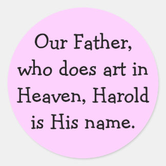 Nuestro padre - pegatinas de arte