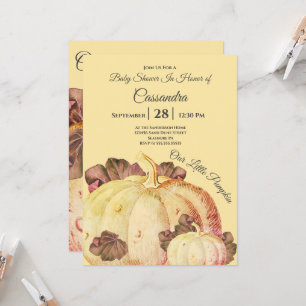 Nuestro pequeño BOHO de calabaza Baby Shower de ni