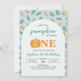 Nuestro pequeño calabaza primer cumpleaños