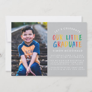 NUESTRO PEQUEÑO GRADUADO   INVITACIÓN A LA FIESTA 