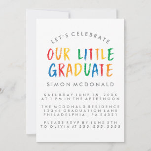 NUESTRO PEQUEÑO GRADUADO INVITACIÓN A LA FIESTA