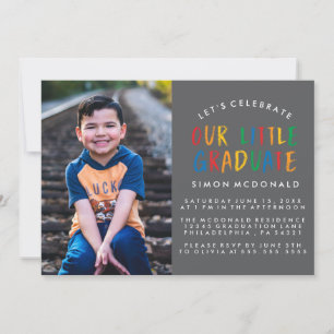 NUESTRO PEQUEÑO GRADUADO INVITACIÓN A LA FIESTA