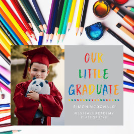NUESTRO PEQUEÑO GRADUADO | INVITACIÓN DE FOTO GRAD