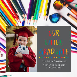 NUESTRO PEQUEÑO GRADUADO | INVITACIÓN DE FOTO GRAD