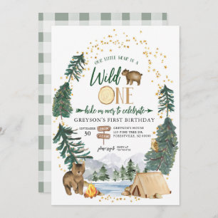 Nuestro pequeño oso es una invitación salvaje de u