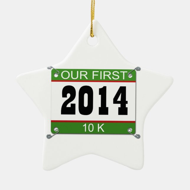 Nuestro primer 10K ornamento - 2014 (Frente)