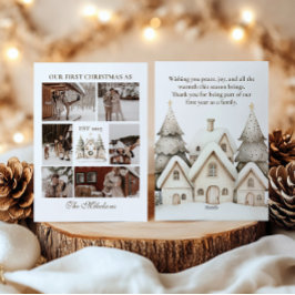 Nuestro primer Collage de fotos de Navidad juntos