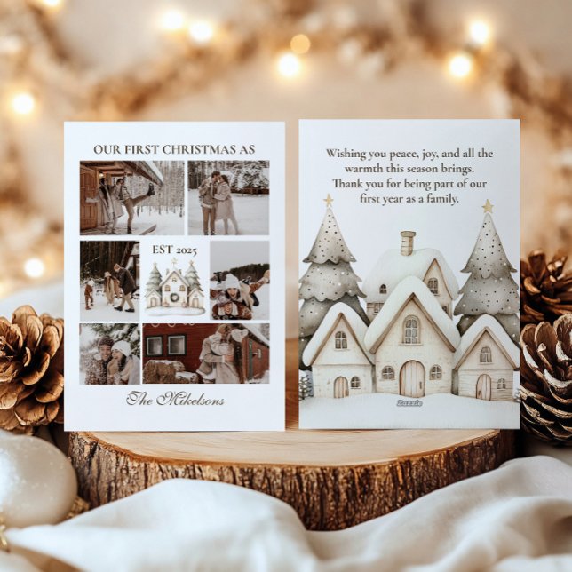 Nuestro primer Collage de fotos de Navidad juntos (Subido por el creador)