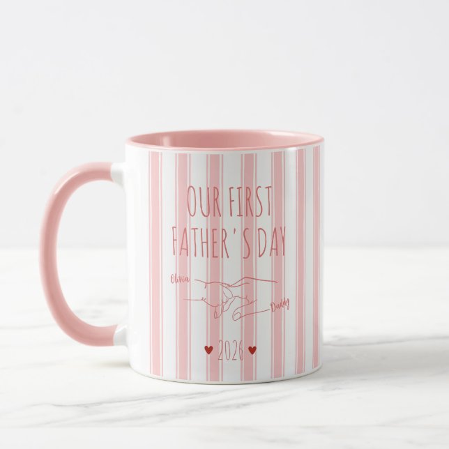 Nuestro Primer Día del Padre Taza (Izquierda)