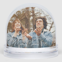 Nuestro Primer Globo De Nieve De Navidad Para Pare