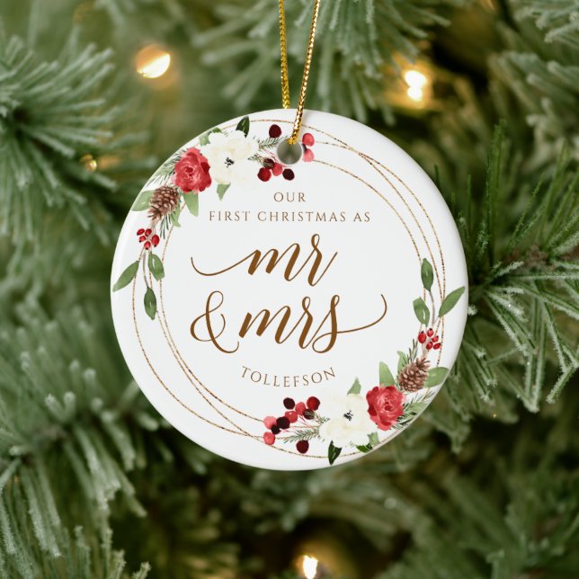 Nuestro Primer Navidad Ornamento de Navidad para R (Árbol)
