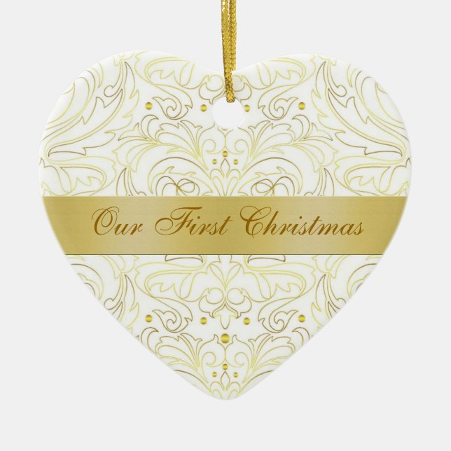 Nuestro primer ornamento afiligranado del oro (Frente)